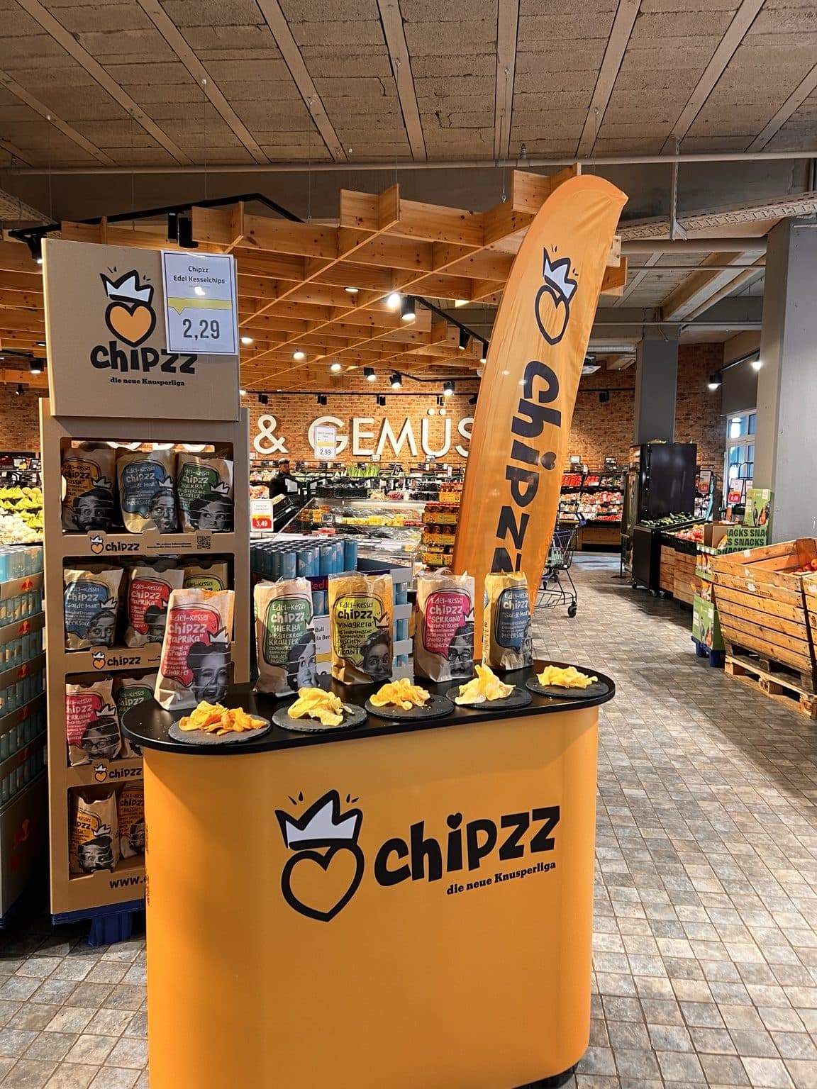 In-store tasting setup - Real product discovery in-store