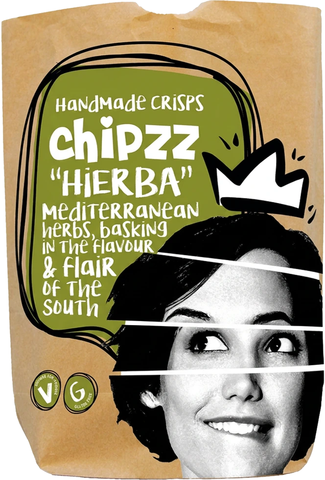 CHIPZZ Hierba Hand made Potato Crisps