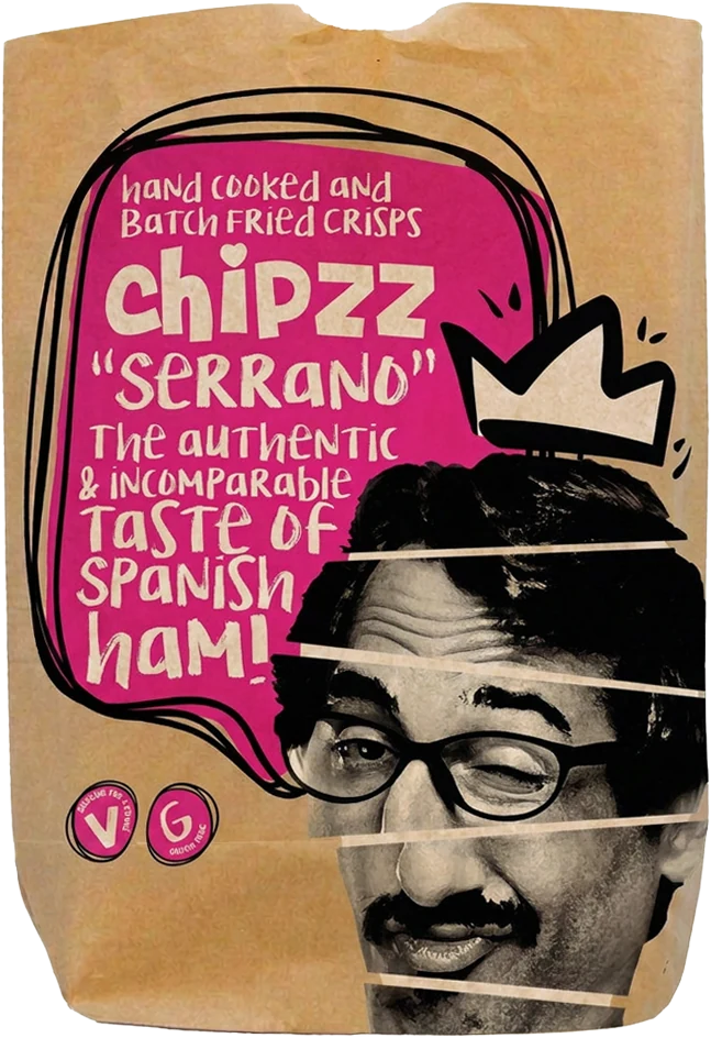 CHIPZZ Serrano Hand made Potato Crisps