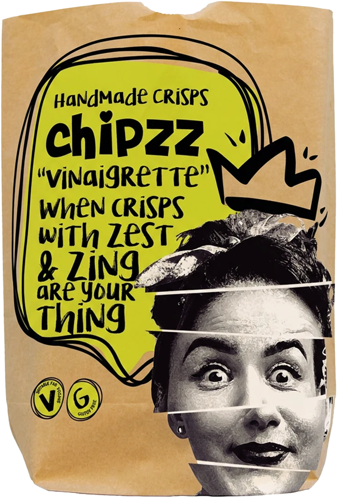 CHIPZZ Vinagreta Hand made Potato Crisps